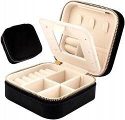 EdiBazzar Ékszerdoboz szervező tükörrel Ékszertartó doboz, ékszeres láda, ékszerdoboz (Szkatułka pudełko na biżuterię)
