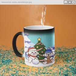 DoggyAndi - Karácsonyi Móka varázs bögre