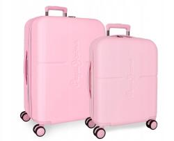 Pepe Jeans Highlight Light Pink, Luxus Abs Utazókoffer Szett 70cm (768952C)