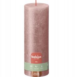 Bolsius Rusztikus, tönk alakú gyertya Rustic Shimmer Rózsa Pink Bolsius 19 cm (8717847151117)
