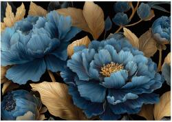 Wallarena Fotótapéta Kék Virágok Glamour Előszoba Nappali Iroda 200x140 (FOTOTAPETA DO SYPIALNI SALONU 16117VX4)