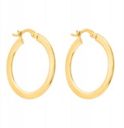 Lovrin Arany fülbevaló 585 lapos karika angol záras női ajándék (61107951)