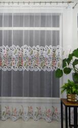  Mg Függöny 125/095 Fehér Virágok 250cm Minőség 0, 5m (125/095)