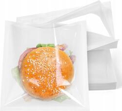  Papírzacskók Élelmiszerhez Szendvicsekhez Reggelihez Erős 100db 18x19cm