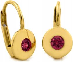 Lovrin Arany fülbevaló 585-ös (14 karátos) angolkapoccsal, cirkónia kövekkel, elegáns mintával, ajándéknak is kiváló (43797912)