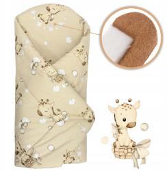Ankras Bébi Takaró 80x80 Merevített (Rożek 80/80-kokos ŻYRAFKI BEŻOWE)
