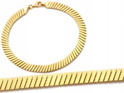 Lovrin 585-ös arany karkötő, divatos szalag design, mozgó elemekkel, népszerű ajándék, r19 (Lovrin)