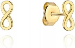Lovrin Arany fülbevaló 585 apró végtelen jel szárral, ajándékba 14k (Lovrin)