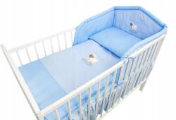 Ankras Ágyneműhuzat 3 El 120x90 Gyerek Kiságyhoz (OWIECZKA P-3 120/90/180 APL. NIEBIESKI)