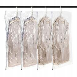  Vákuumzsákok Akasztós Ruhákhoz 135x70 cm 4 Darabos Készlet Átlátszó (B0CX1DSWS6)