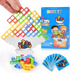 Oktató Játék Tetra Tower Torony Építő Játék Ajándék Tetris 48 Tömb (TETRA TOWER WIEŻA GRA EDUKACYJNA DLA DZIECI)