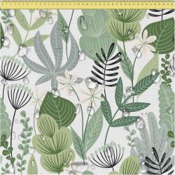 DreamRoots Vízálló Vászon Levél Mintával 160 x 100 cm 1M (B0BWLF6LMB)