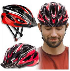 Ercole Országúti és Mtb Kerékpáros Sisak Férfiaknak, Állítható, Napellenzővel, 54-62 cm (Kask na rower szosowy miejski)