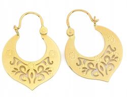 Lovrin Arany fülbevaló nőknek, 585-ös aranyból, divatos ékszerész tervezés (50753862)