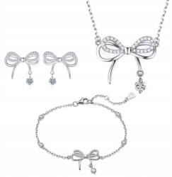 925-ös ezüst ékszerszett női ajándék szett díszdobozban (d345)