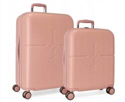 Pepe Jeans Highlight Rosa Claro, Luxus Abs Utazókoffer Szett 70cm (7689524)