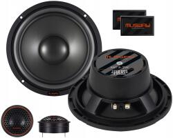 MUSWAY Autóhangszórók 165mm 2x100W Rms 2-utas Hangrendszer Musway MC6.2C (MC6.2C)