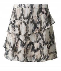 Only Onlelena Life Short fodros szoknya Miniskjørt fekete M