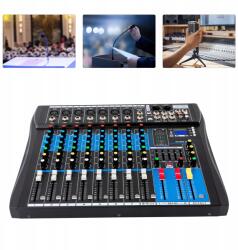  Professzionális audio keverő, 8 csatornás, Bluetooth, Usb felvételhez (8050265964786)