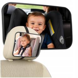  Állítható Autós Tükör Fejtámlára, Gyermekfigyeléshez Utazás Közben (Regulowane Lusterko Do Obserwacji Dziecka)