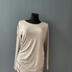 Smallshow Női Kismama Póló Hosszú Ujjú Szürke, L (B087ZFNB6M)