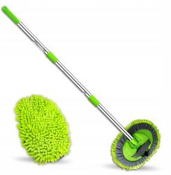  Teleszkópos Mikroszálas Mop Kefe Autómosáshoz, Autótisztításhoz (Szczotka Do Mycia Czyszczenia Auta Samochodu)