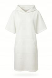  Ostya vékony kapucnis poncsó VitalHome rozmároknak L/XL fehér (Ręcznik Ponczo z Kapturem na Basen Plażę Spa)