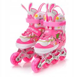 meteor 4 az 1-ben Görkorcsolya Meteor Bunny Xs 25-28 görkorcsolya korcsolyák görkorcsolyák görgő-korcsolyák Led kerekek (16781)