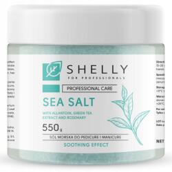 Shelly Tengeri láb-, pedikűr- és manikűrsó Shelly zöld teával 550 g (735045)