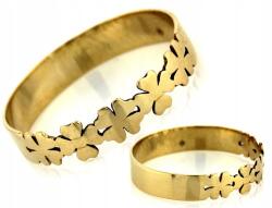 Lovrin Eternity gyűrű 585-ös finomságú 14 karátos sárga aranyból, 1, 22g, négylevelű lóhere motívum, R15-ös méret (60978840)