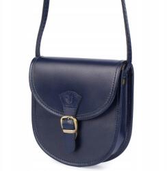 Beltimore Sötétkék Beltimore Női Bőr Kis Kézitáska Postás Táska patkó (K68navy)