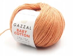 Gazzal Baby Cotton Gazzal Fonal , szín 3465 lazaczöld (3465)