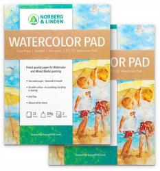 Norberg & Linden Akvarellfestő blokk 22 cm x 30 cm Norberg & Linden
