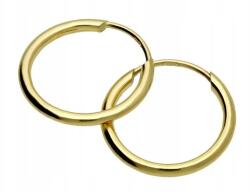 Lovrin Finom arany fülbevaló 585 karátos apró karika 13mm 0, 31g ajándékba (Lovrin54231)