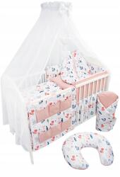 Ankras 12 Részes Gyerek Ágyneműhuzat Garnitúra Kiságyba! (ŚCIEŻKA LISA P-12 120/90/180 szyfon)