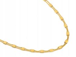 Lovrin Ezüstözött, aranyozott, elemes nyaklánc 925-ös finomságú, 5.88g, 45-ös méret, divatos mintával (60230522)