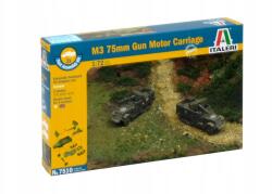Italeri Gyors összeszerelésű katonai 7510 M3 75mm Half Track (1: 72) (8001283075107)