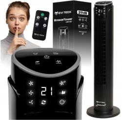 EVI Oszlopos Ventilátor Hangszigetelt 29dB Ionizálás +10m hatótáv XXL 84cm Távirányító Időzítő (SHP-1049)