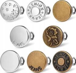  24 darabos javító gomb készlet farmerhez és nadrágokhoz - felpattintható (Button)