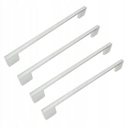 B&B 4 db Ezüst színű bútorfogantyú 192 mm-es fém fogantyú szekrényhez fiókhoz bútorhoz (Z4 U107 L192 SS)