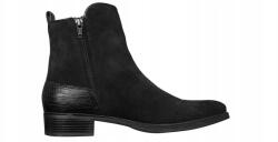 Geox Női bokacsizma Geox Meldi fekete bőr cipzáras 36-os (D746SB00022C9999)