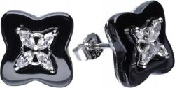 Lovrin Ezüst fülbevaló 925 fekete cirkóniával 2, 95g Egyedi design ajándékba (Lovrin 49218)
