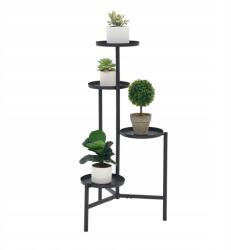 Virágállvány polc 4 virágcserepes növényhez (G01405004)