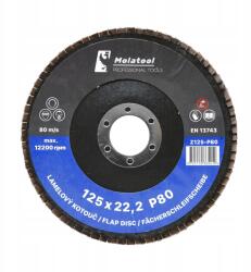 Molatool Lamellás csiszolókorong Molatool Vsm Zirkon 125 mm P80 (745110365419)