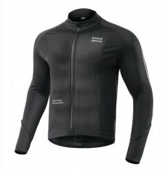 Rockbros 15400002002 hosszú ujjú kerékpáros mez ősz/tél M fekete (5907769360428)