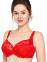 Lanny Mode Csipkés melltartó Lanny Mode Frida, félig merevítős, piros, 90G