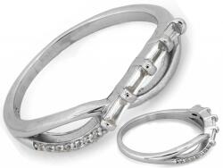 Lovrin Ezüst gyűrű 925 cirkónia kövekkel, finom, 1.80g, 12-es méret (62127174)