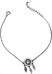 Lovrin Ezüst 925 láncos karkötő álomfogó modern divatos mintával (Lovrin 84318)