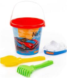 Polesie Homokozó Játék Szett Nagy Vödör, Seprű, Lapát, Hajó A Tengerpartra (ZABAWKI DO PIASKU ZESTAW DUŻE WIADERKO MORZE)