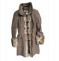 Karen Millen Női Téli Kabát Meleg Elegáns Barna 30-as Méret (UB000083)